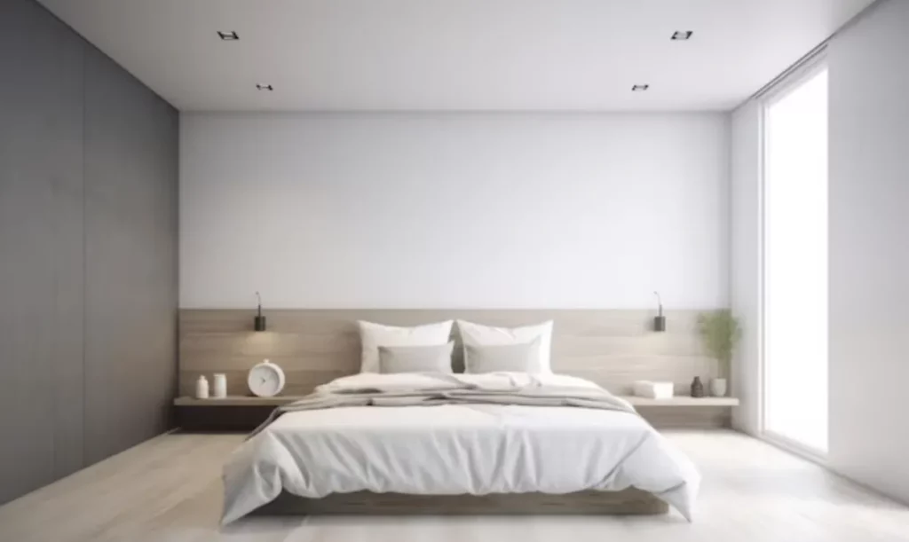 desain plafon kamar tidur polos