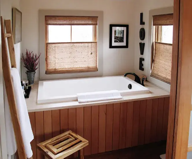 desain kamar mandi dengan bathtub ala jepang