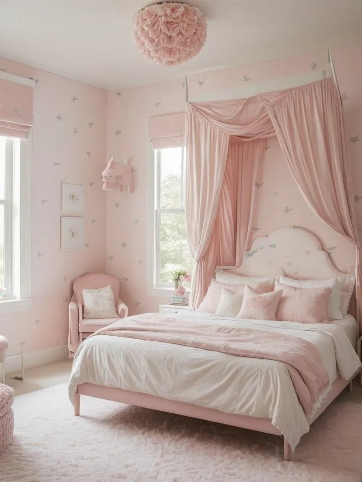 warna cat dalam rumah yang bagus dengan tema blush pink