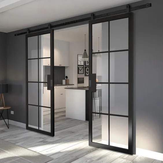 Interior desain rumah type 36 agar terlihat luas jika dengan tambahan sliding doors