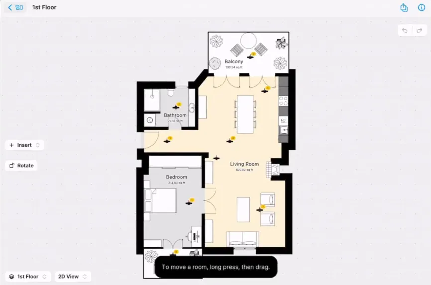 MagicPlan merupakan aplikasi desain rumah dengan kemampuan AR yang inovatif