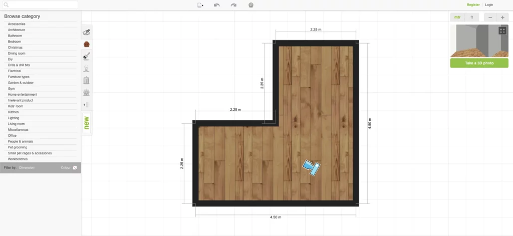 RoomStyler 3D Home Planner merupakan aplikasi desain rumah gratis yang cukup recommended