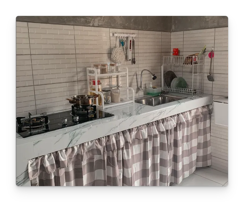 Dapur Sederhana Semi Industrial